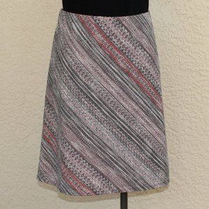 Margaret M Nubby Textured Short Skirt